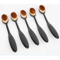 Melhor venda No. 4 Toothbrush Maquiagem Escova Oval Foundation Escova Oval Powder escova